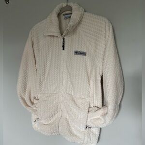 Large zip-up, fleece, Columbia jacket